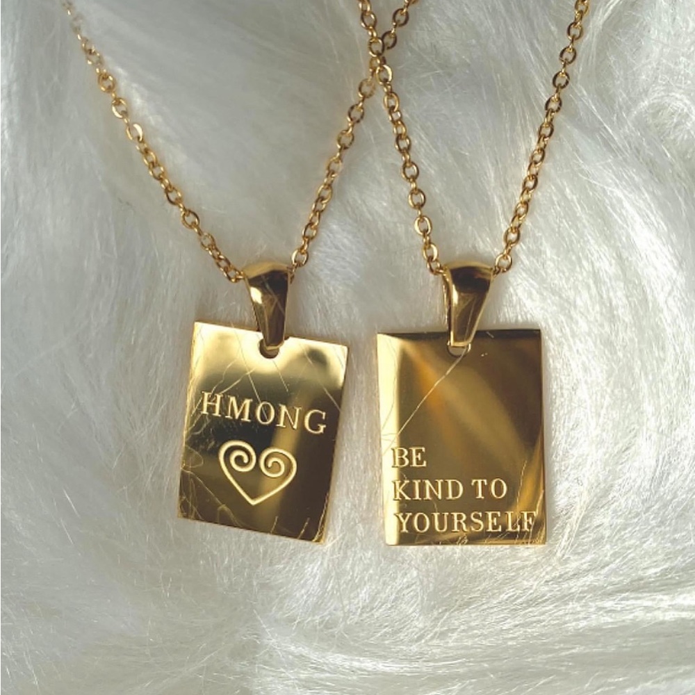 Gold plated necklace - Hmong